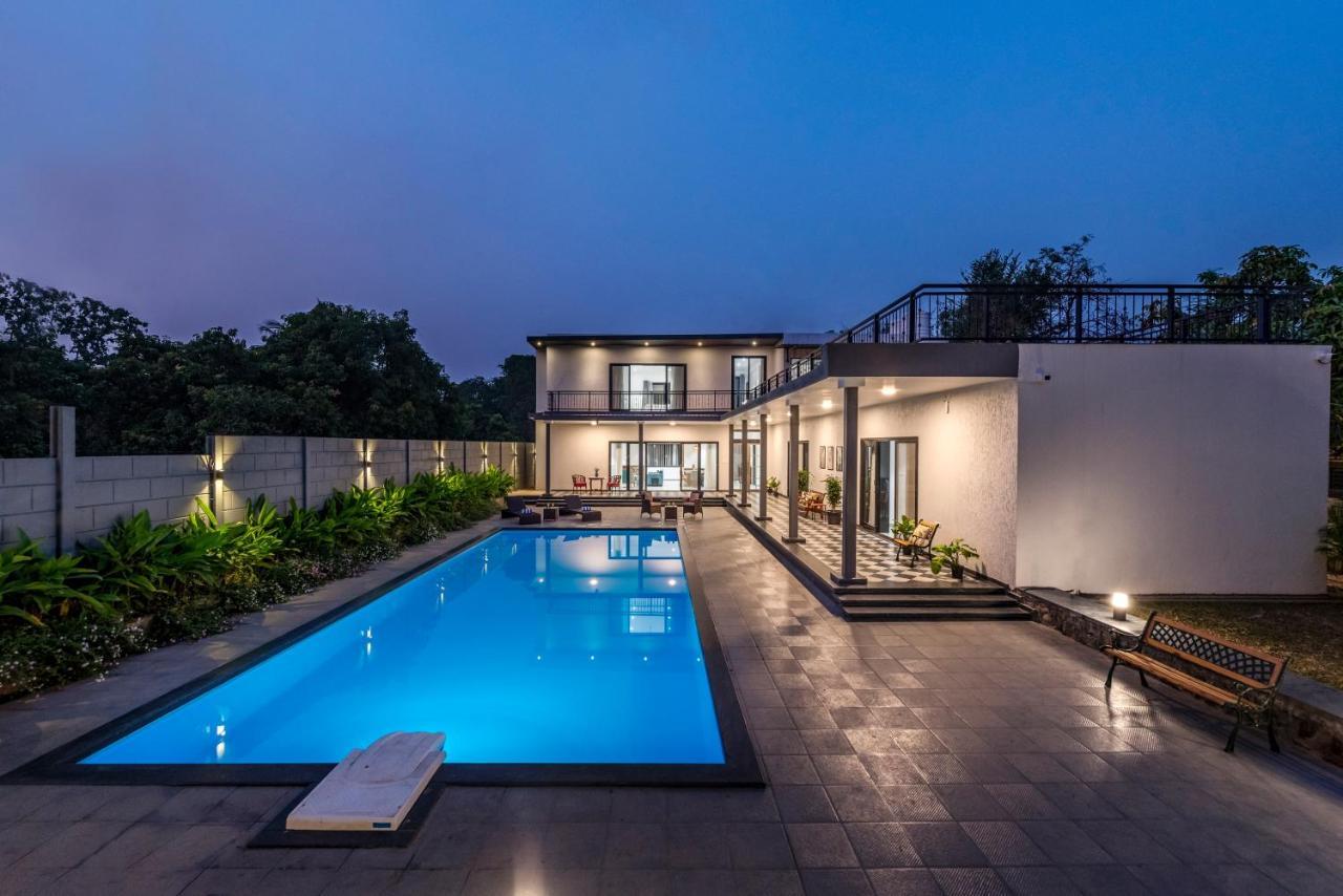 Saffronstays Mayfair Gardens 4 Bedroom Petfriendly Pool Villa Alībāg Eksteriør bilde