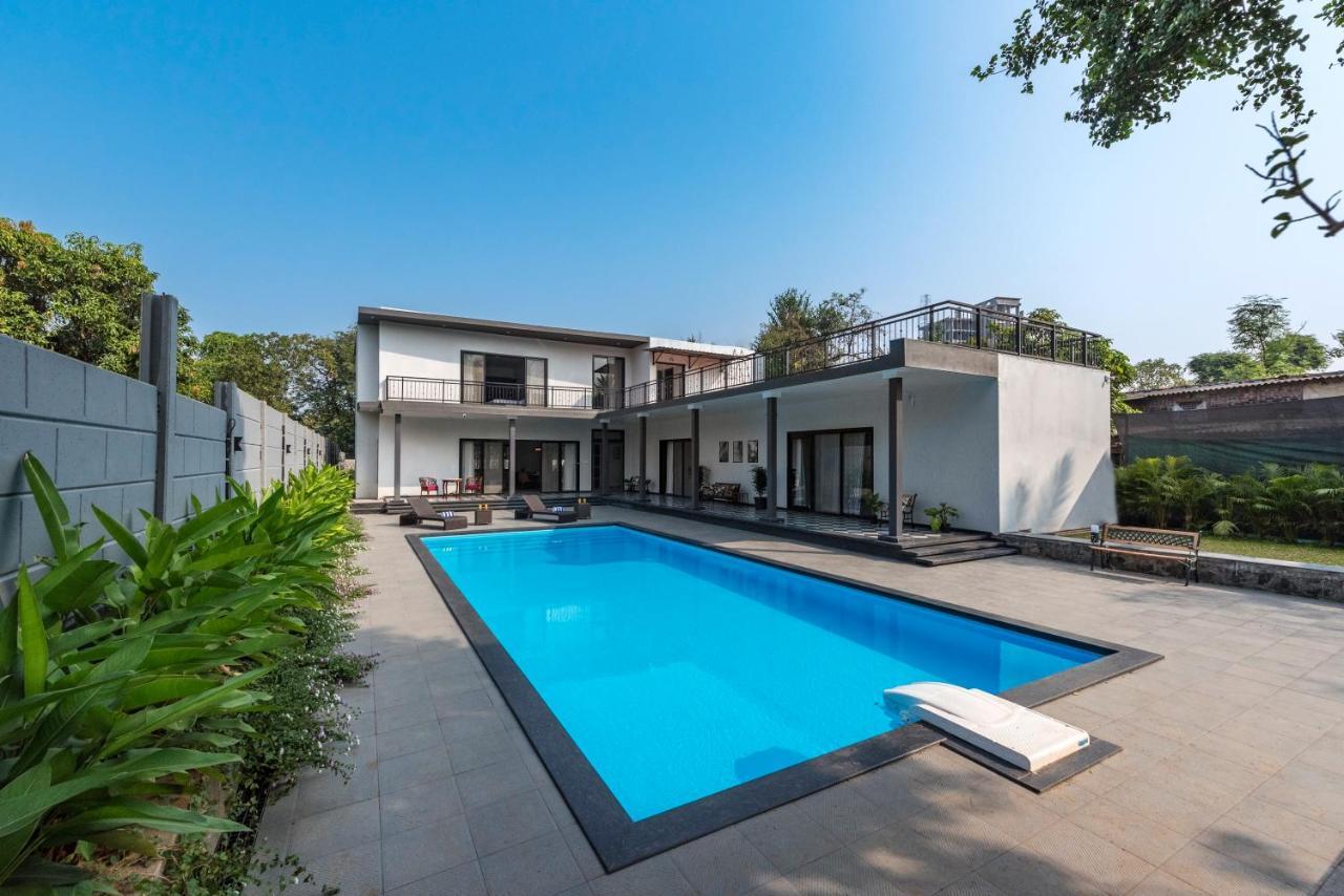 Saffronstays Mayfair Gardens 4 Bedroom Petfriendly Pool Villa Alībāg Eksteriør bilde