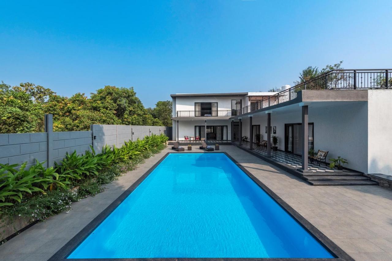 Saffronstays Mayfair Gardens 4 Bedroom Petfriendly Pool Villa Alībāg Eksteriør bilde