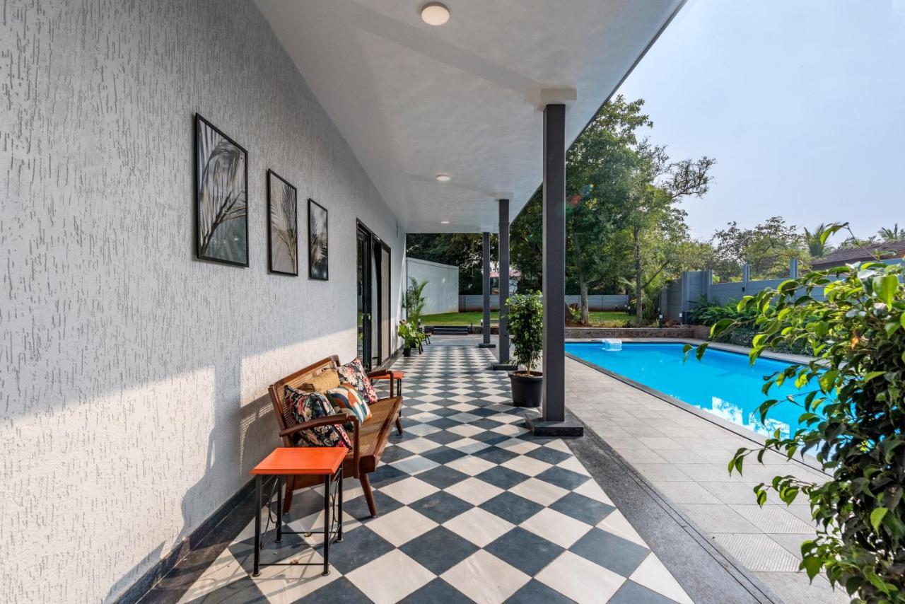Saffronstays Mayfair Gardens 4 Bedroom Petfriendly Pool Villa Alībāg Eksteriør bilde