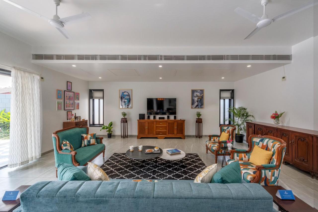 Saffronstays Mayfair Gardens 4 Bedroom Petfriendly Pool Villa Alībāg Eksteriør bilde